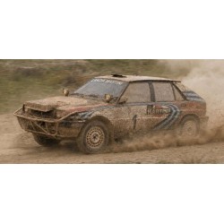 Lancia Delta HF Integrale 16V 1 3rd Rallye Safari Kenya 1991 Jorge Recalde - Martin Christie Night Version Top Marques TOP165B