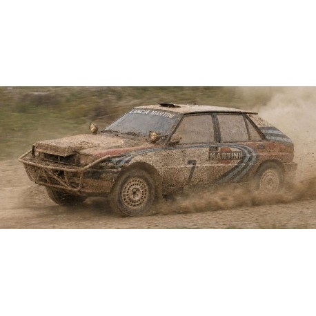 Lancia Delta HF Integrale 16V 7 Rallye Safari Kenya 1991 Miki Biasion - Tiziano Siviero Night Version Top Marques TOP165C