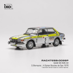 Saab 99 EMS 2 Boucles de Spa 1976 S. Blomqvist - H. Sylvan IXO RAC472SB-009SP