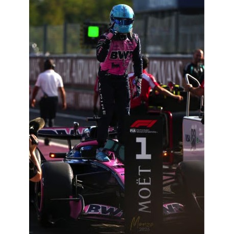 Alpine A526 10 Pierre Gasly F1 1st Pole Position Italie 2026 with pitboard Spark 18S1278