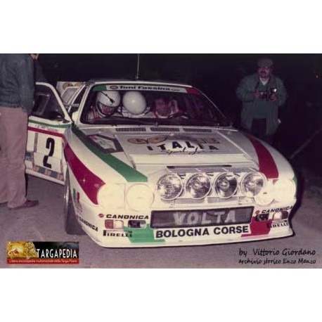 Lancia 037 Rallye 2 Winner Targa Florio 1984 Tony - M. Sghedoni Spark 43TF84
