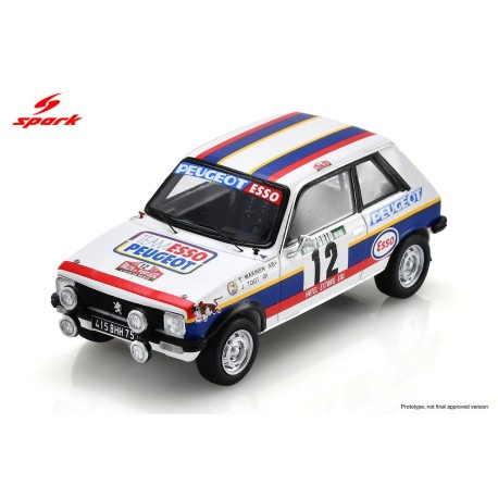 Peugeot 104 ZS 12 7th Rallye du Portugal 1978 T. Makinen - J. Todt Spark S2615