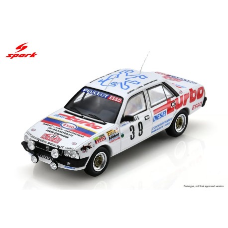 Peugeot 505 Turbo Diesel 39 Rallye Monte Carlo 1981 C. Laurent - J. Marche Spark S2618