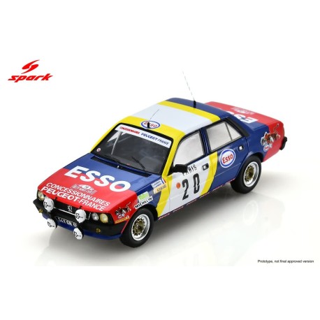 Peugeot 505 STI 20 Rallye Monte Carlo 1982 C. Laurent - D. Laurent Spark S2619