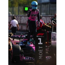 Alpine A526 10 Pierre Gasly F1 1st Pole Position Italie 2026 with pitboard Spark S9330