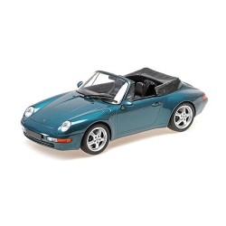 Porsche 911 (993) Cabriolet 1994 Green Metallic Minichamps 155061132