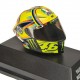 Casque 1/8 AGV Valentino Rossi Moto GP Qatar 2014 Minichamps 398140056