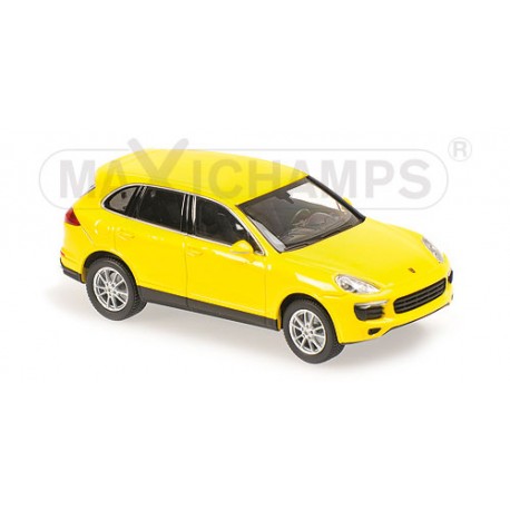 Porsche Cayenne 2014 Jaune Maxichamps 940063201