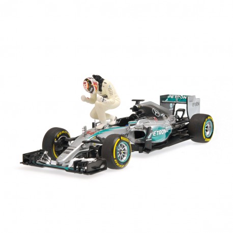 Mercedes W06 Hybrid F1 USA 2015 Lewis Hamilton Minichamps 410150544