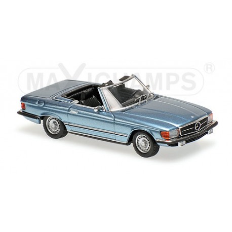 Mercedes-Benz 350 SL 1974 Bleue claire Maxichamps 940033430