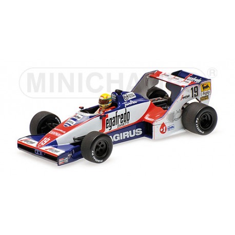 Toleman Hart TG 183B F1 Brésil 1984 Ayrton Senna Minichamps 540844339