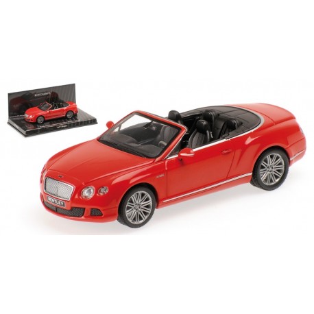 Bentley Continental GT Speed Cabriolet 2012 Rouge Minichamps 436139061