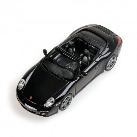 Porsche 911 Carrera Cabriolet 2008 Noire Minichamps 400066434