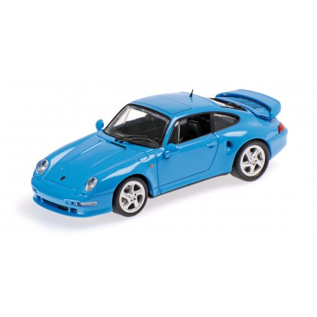 Porsche 911 Turbo S 1998 Bleue Minichamps 436069270
