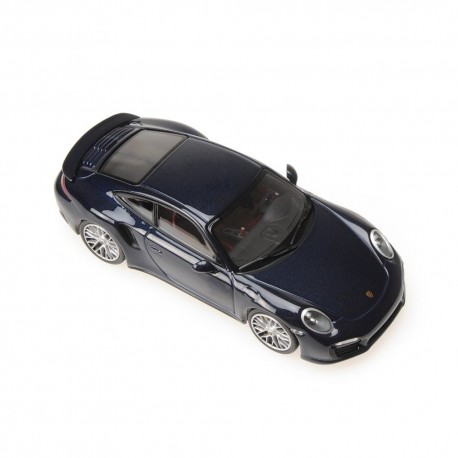Porsche 911 Turbo S 2013 Bleue Minichamps 410062220
