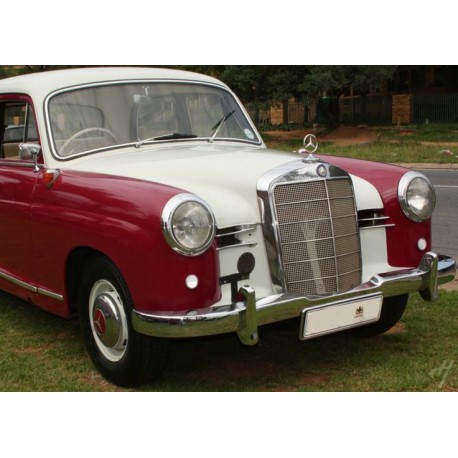 Mercedes 220SE Coupé Rouge et Beige 1959 Sunstar SUN4609