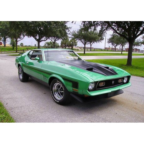 Ford Mustang Mach I Verte 1971 Sunstar SUN3634
