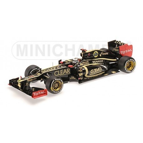 Lotus Renault E20 F1 Abu Dhabi 2012 Kimi Raikkonen Minichamps 110120209
