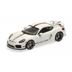 Porsche Cayman GT4 2016 Blanche Minichamps 410066120