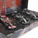 Set de 3 Voitures Lewis Hamilton Champion du Monde 2008 - 2014 - 2015 Minichamps 412081415
