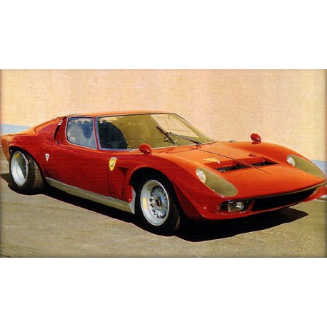 Lamborghini Miura Jota Rouge 1970 Looksmart LSMH06
