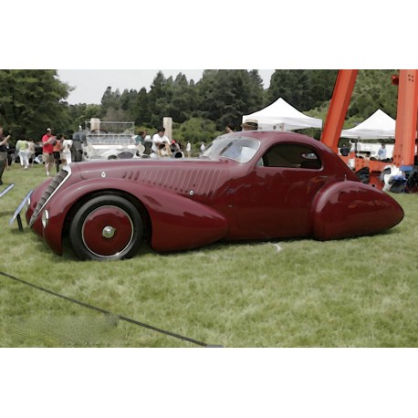 Alfa Romeo 8C 2300 1932 Vioti Coupé Bordeaux Looksmart LSAR01
