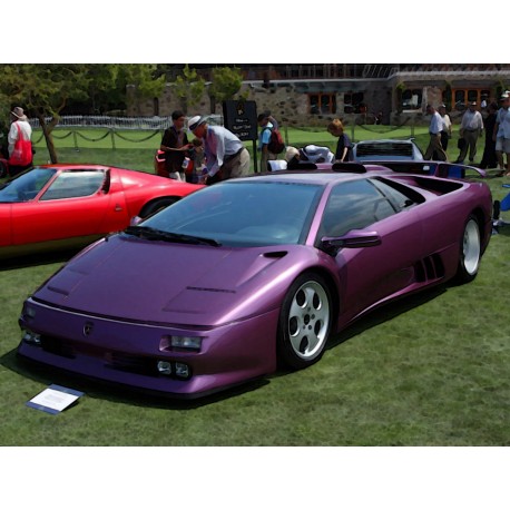 Lamborghini Diablo SE30 Jota Violet de 1993 avec Showcase Looksmart LSDH05V