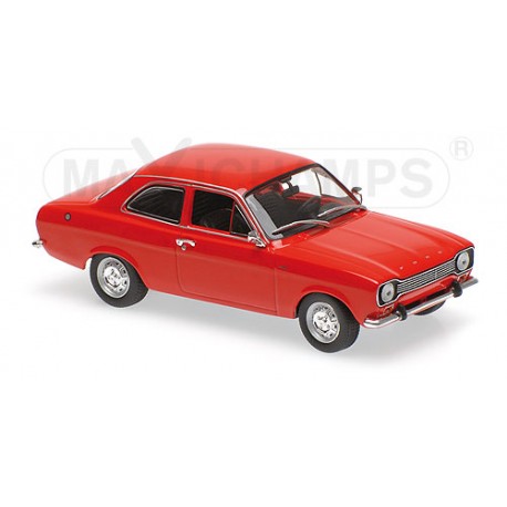Ford Escort I LHD 1968 Rouge Maxichamps 940081001
