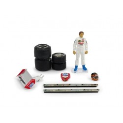 Figurine F1 1/43 Gilles Villeneuve San Marino 1982 Brumm CH01T2