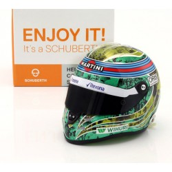Casque 1/2 Felipe Massa F1 Brésil 2016 Almost Last Race Schuberth