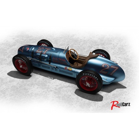 Deidt-Offenhauser Blue Crown Special 27 Winner 500 miles d'Indianapolis 1947 Mauri Rose Replicarz R18010/27