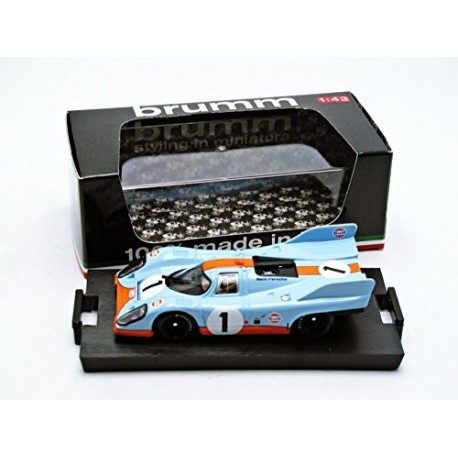 Porsche 917 K Gulf 1 1000 Km de Monza 1971 Siffert Bell Brumm R221B