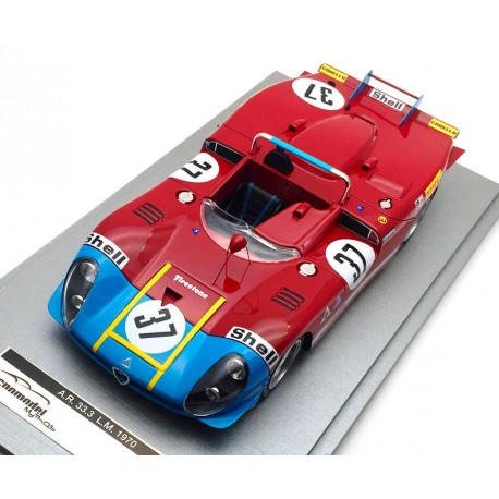 Alfa Romeo - 33.3 TT Set Le Mans 1972 - M4 - 1/43 - Voiture miniature Alfa Romeo - 33.3 TT Set Le Mans 1972 - M4 - 1/43 - Voiture miniature