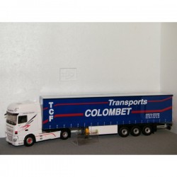 Camion DAF XF Euro 6 Superspace Cabine Tautliner Colombet & Fils Eligor E115857
