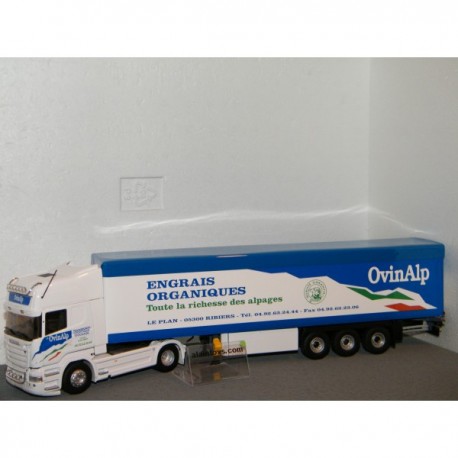 Camion Scania Streamline Topline Fond Mouvant Ovinalp Eligor E115850
