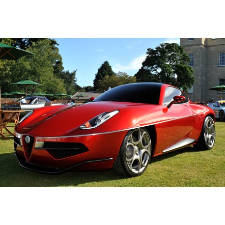 Alfa Romeo Disco Volante Touring 2014 Rouge - Gold Tecnomodel T43EX03A