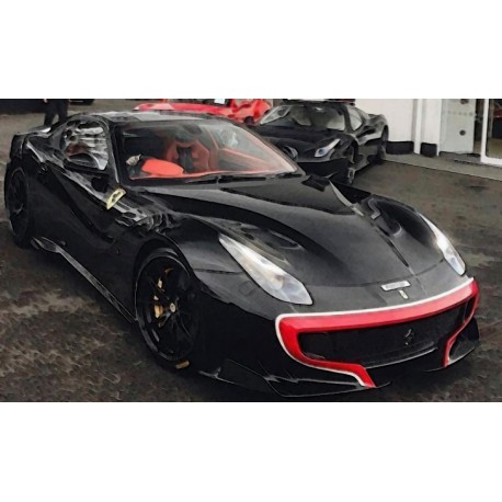 Ferrari F12 TDF Nero DS with red livery Looksmart LS18015A
