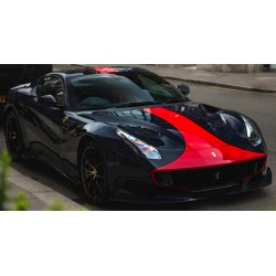 Ferrari F12 TDF Blu Pozzi with red livery Looksmart LS18015B