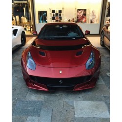 Ferrari F12 TDF Rosso Fuoco with black livery Looksmart LS18015F