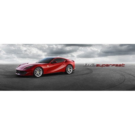 Ferrari 812 Superfast Nero Daytona Looksmart LS467G