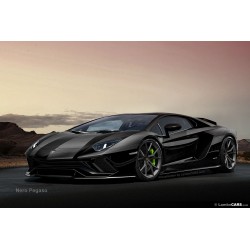 Lamborghini Aventador S Black Pegaso Looksmart LS468F
