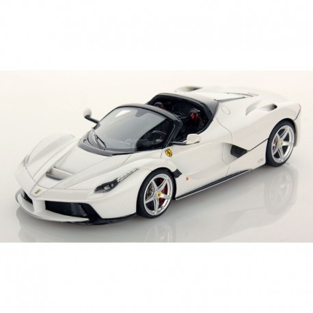 LaFerrari Aperta Bianco Italia with Grigio Silverstone Livery Looksmart LS462C