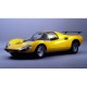Ferrari Dino 206 Competizione Prototipo Jaune Looksmart LS18FC01A