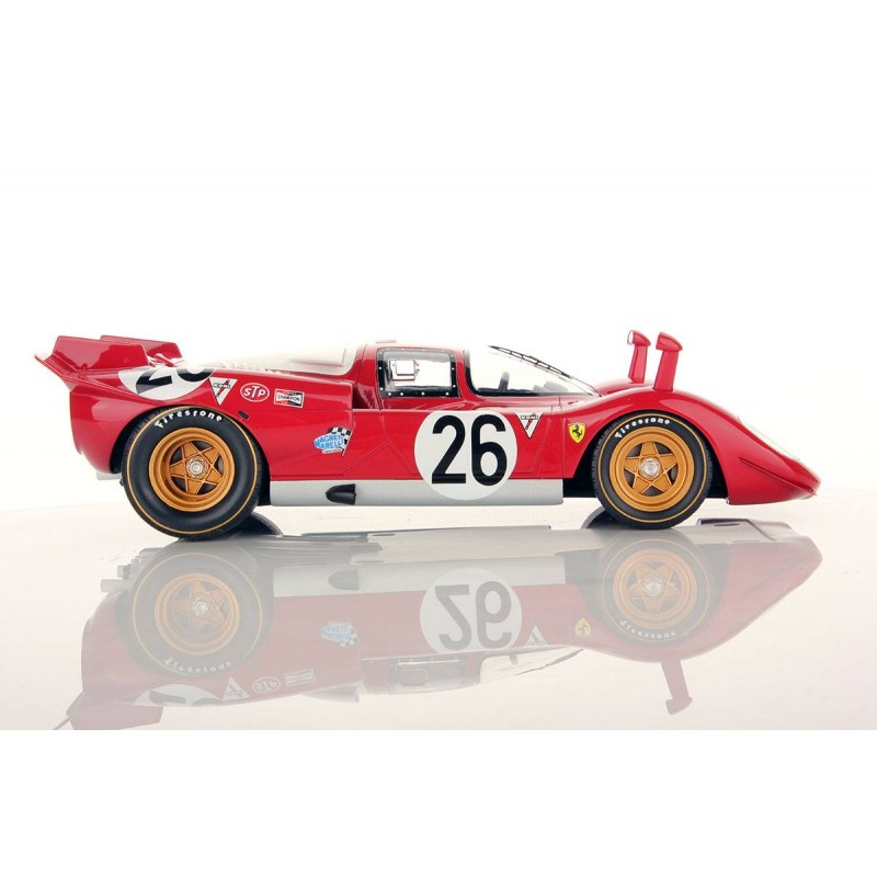 Best Box 1:43 - 3 - Miniatura de carro desportivo - Ferrari 312P Sport Spyder #1 Monza 1969 #1