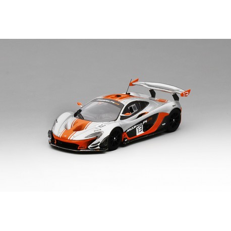 McLaren P1 GTR 2015 Silver - Orange Truescale TSM430124