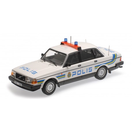 Volvo 240 GL 1986 Police Suède Minichamps 155171490