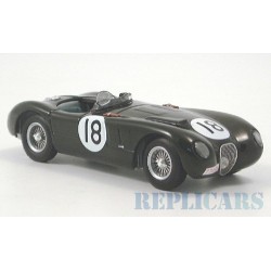 Jaguar XK120C 18 Victoire 24 Heures du Mans 1953 IXO LM1953