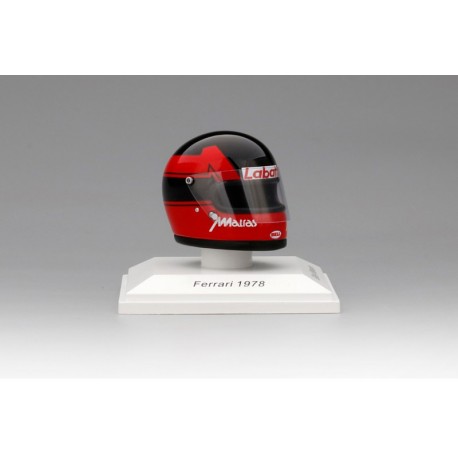 Casque 1/8 Gilles Villeneuve 1978 Scuderia Ferrari Truescale TSMAC003
