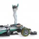Mercedes F1 W07 Hybrid World Champion 2016 Nico Rosberg With figurine Minichamps 410160906