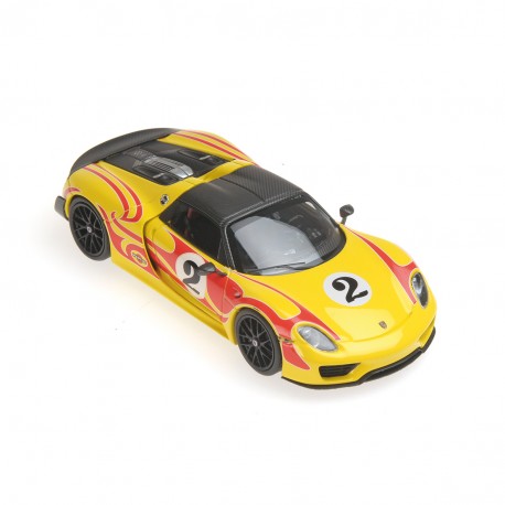 Porsche 918 Spyder 2015 Weissach Package Kyalami Racing Minichamps 410062134